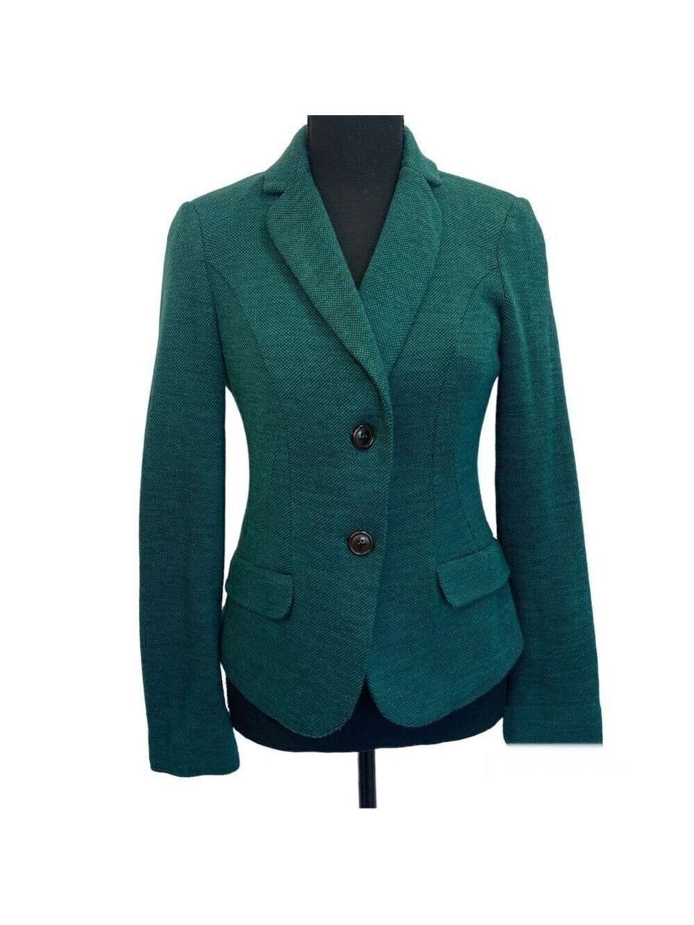 WEEKEND Max Mara green knit blazer Sz XS
